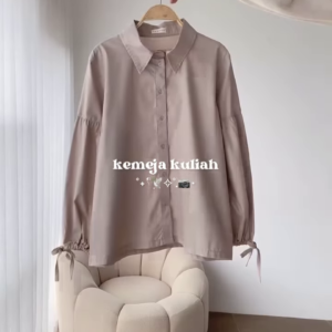 Latte Oversized Shirt – Elegant & Minimalist