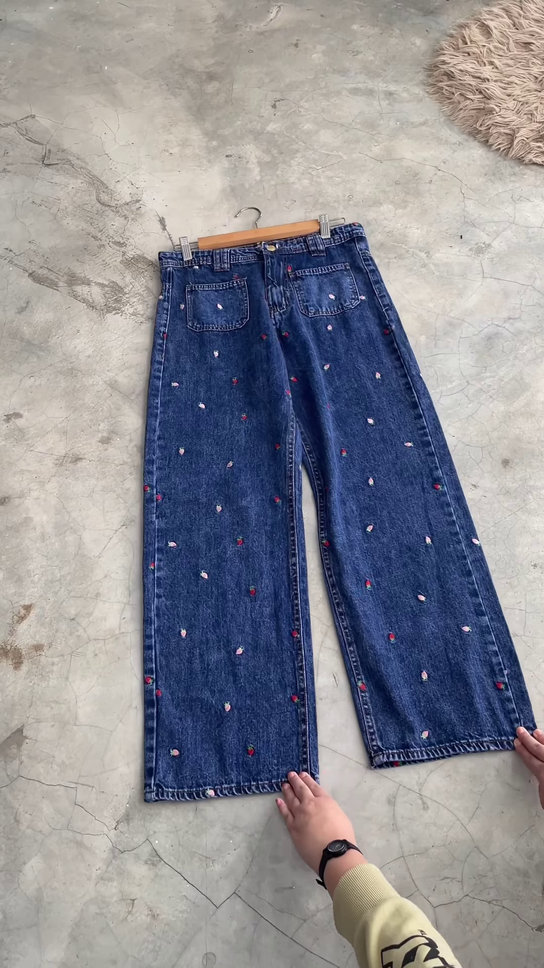 Embroidered Denim Co-ord Set – Chic & Casual - Image 2