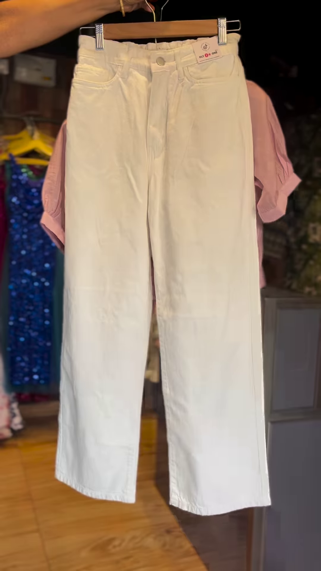 Pink Jacket & Striped Tee Co-ord Set – Trendy & Chic - Image 2