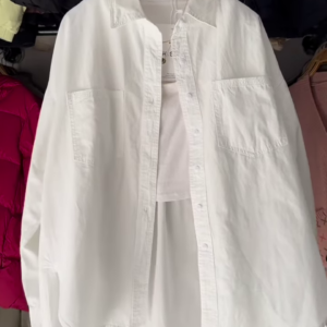 Oversized Cotton Shirt – Effortless Chic in 5 Colors