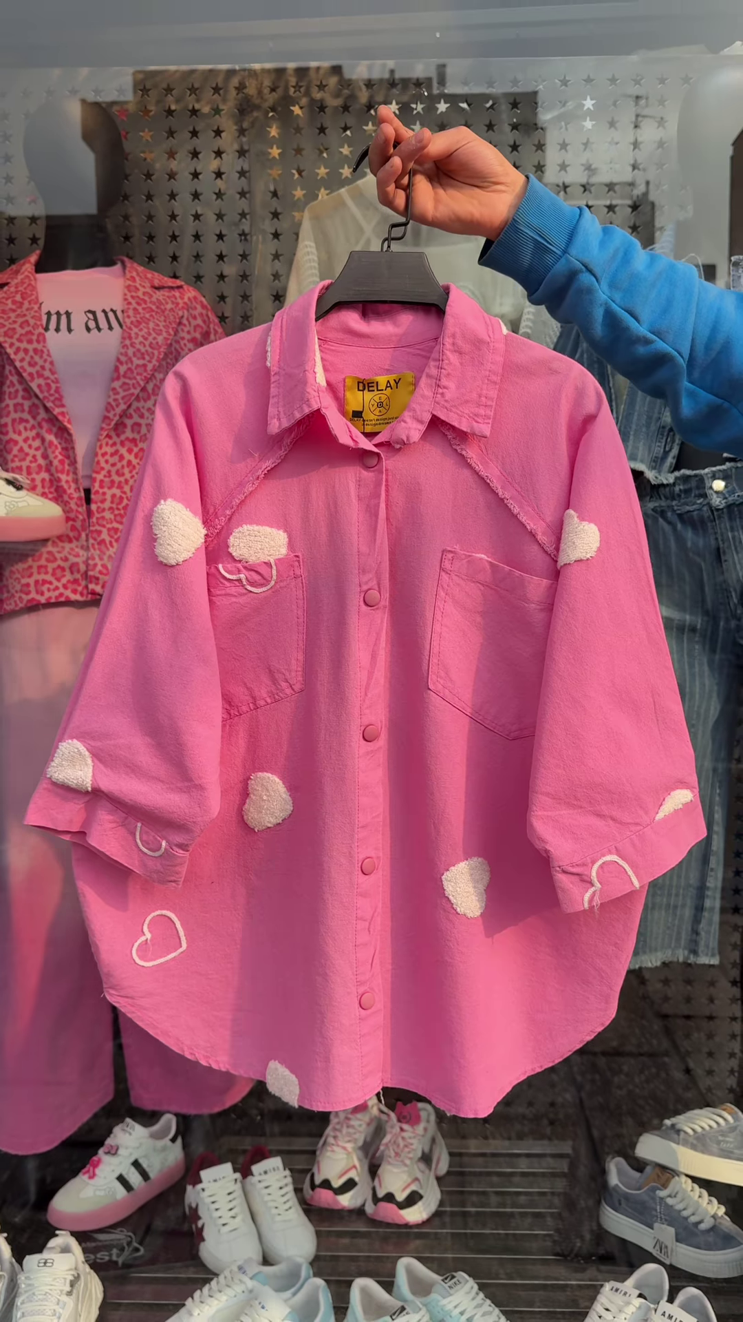 π Trendy Oversized Pink Heart Shirt β Now in 5 Colors! π