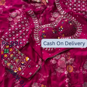 Pure Gajji Silk Lehenga With Pure Gajji Silk Dupptta With Gorgeous Gotapatti Work