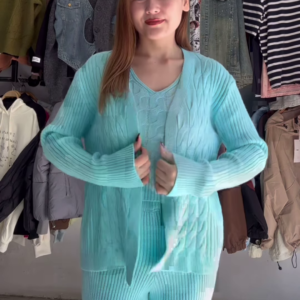 Chic & Versatile: The Ultimate 3PC Vest Inner Coord Set for Effortless Style