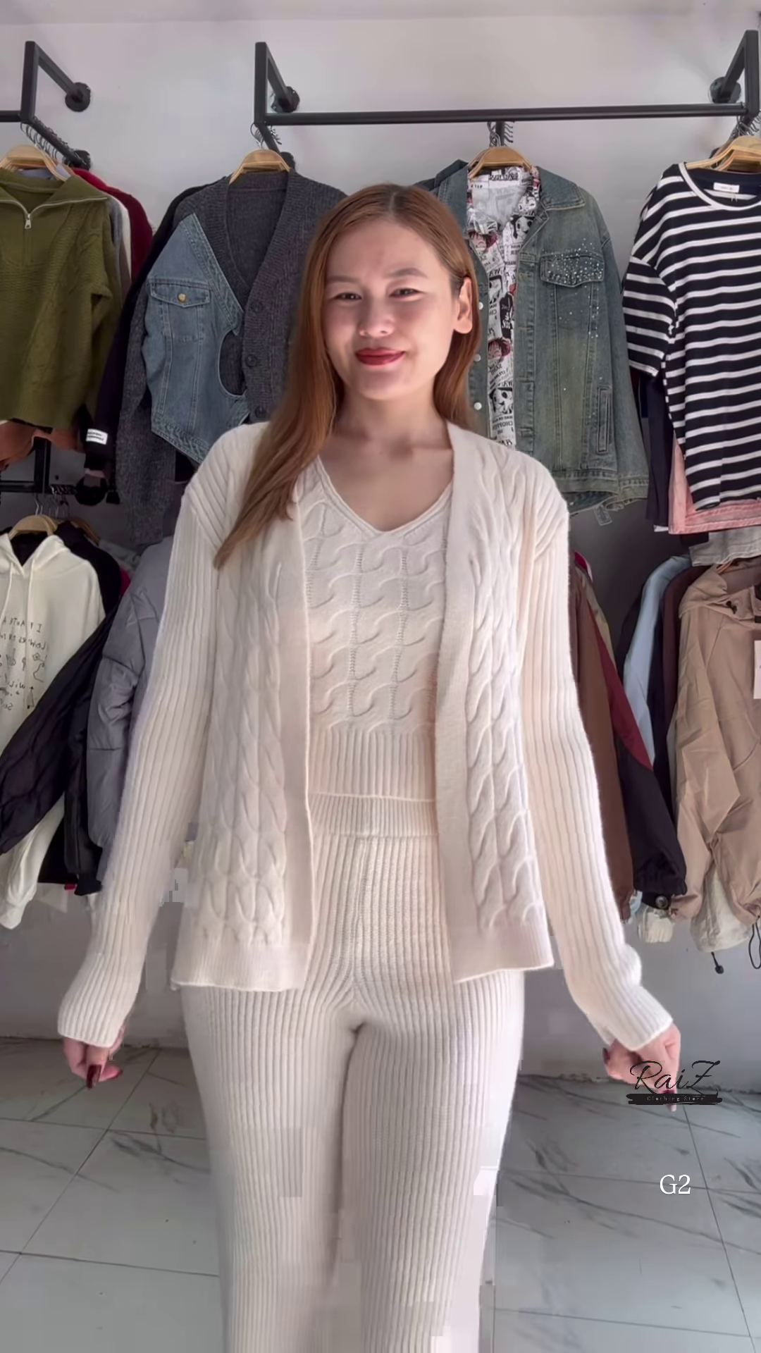 Chic & Versatile: The Ultimate 3PC Vest Inner Coord Set for Effortless Style - Image 2