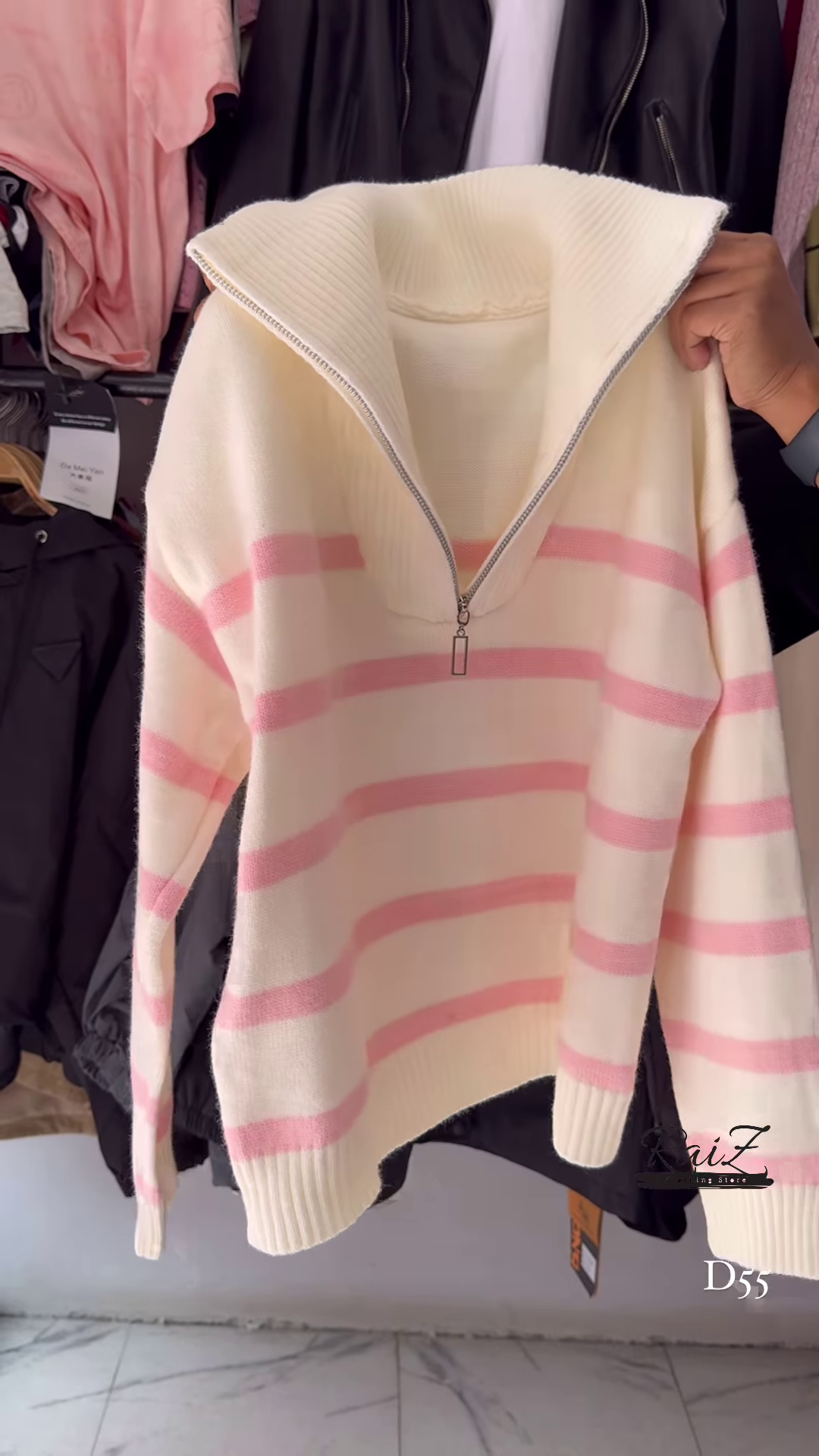 Stylish Knit Sweaters – Trendy Stripes, Cozy Feel, Perfect Winter Wear - Image 3