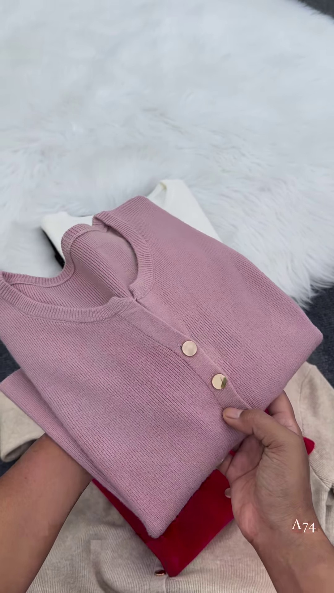 Chic Buttoned Cardigan Collection – Soft Knitwear in Vibrant Colors - Image 6