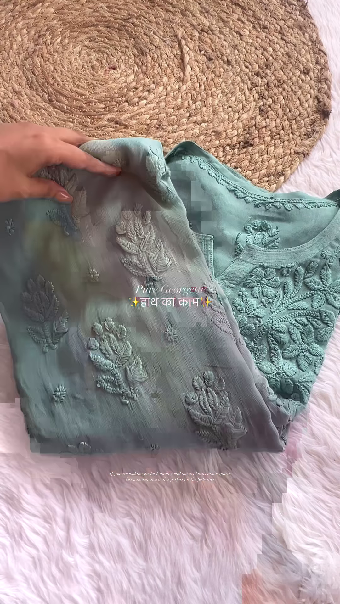 Elegant Handcrafted Georgette Kurtis: Perfect for Every Occasion - Image 5