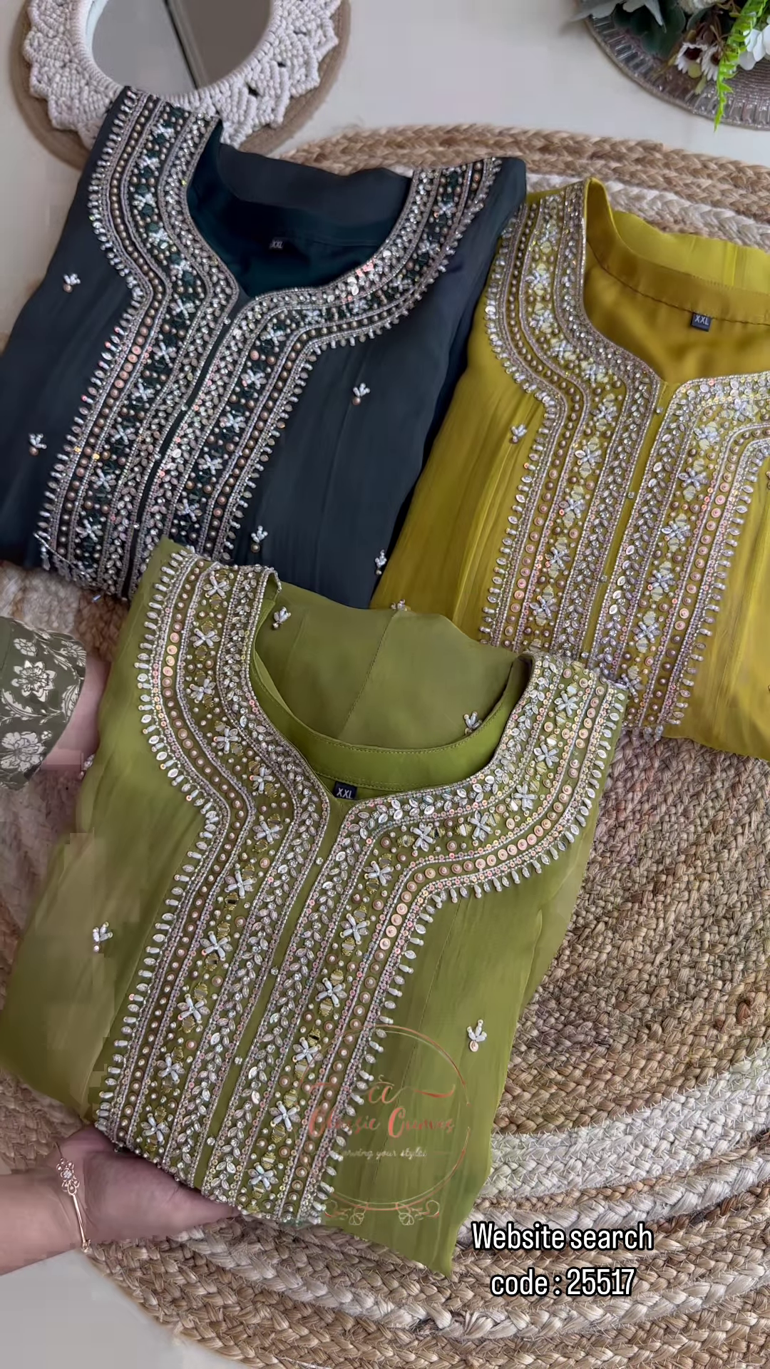 Elegant Hand-Embroidered Ethnic Kurti Collection – Perfect for Festive and Casual Wear