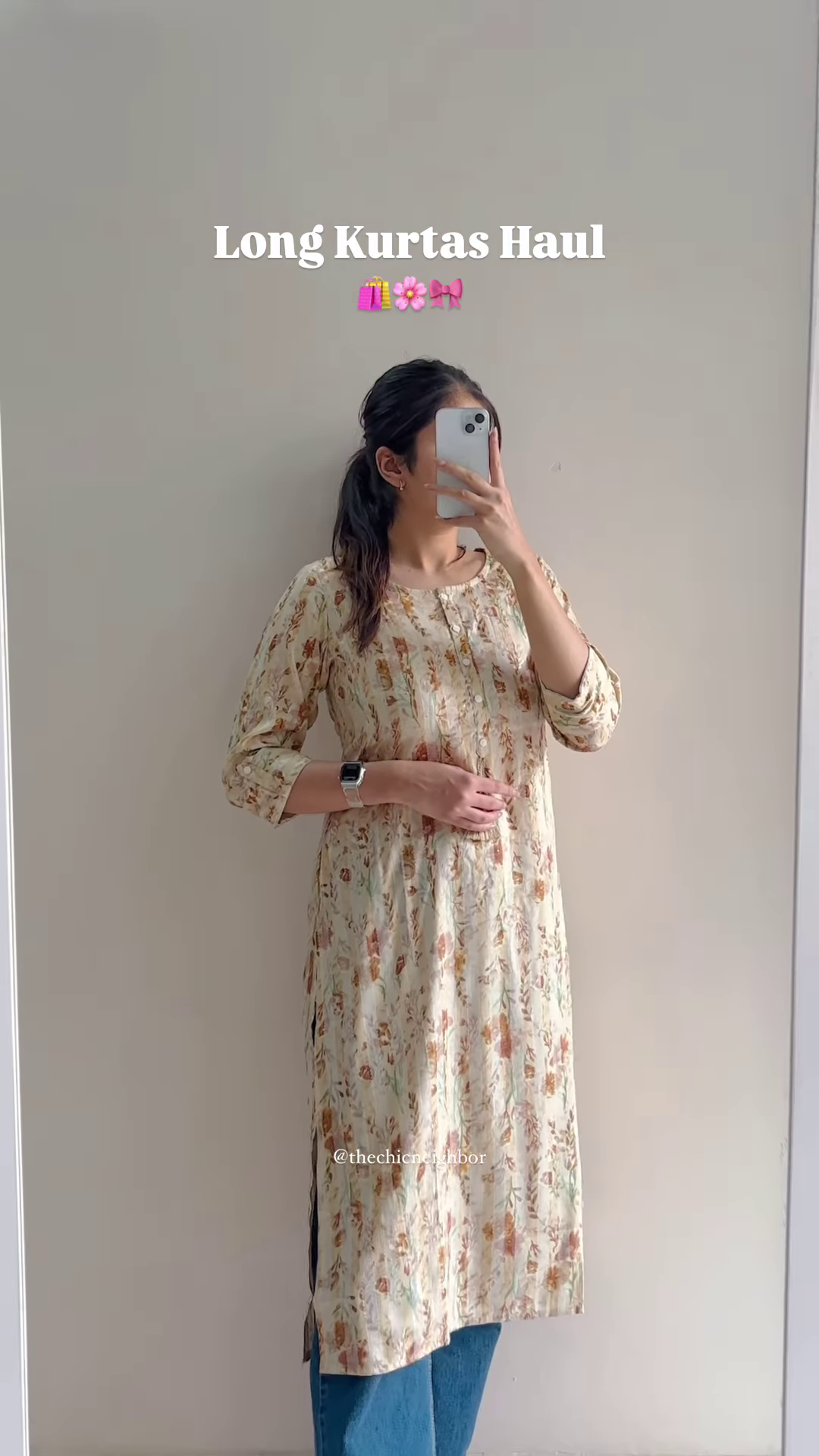 Embroidered Long Kurta – 7 Elegant Colors - Image 2