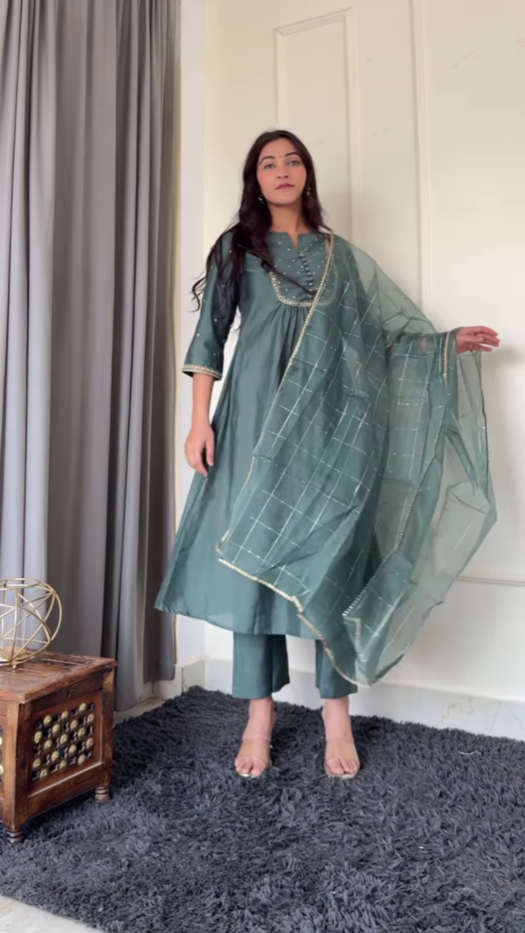 Elegant Palazzo Suit Set – 4 Graceful Shades - Image 2