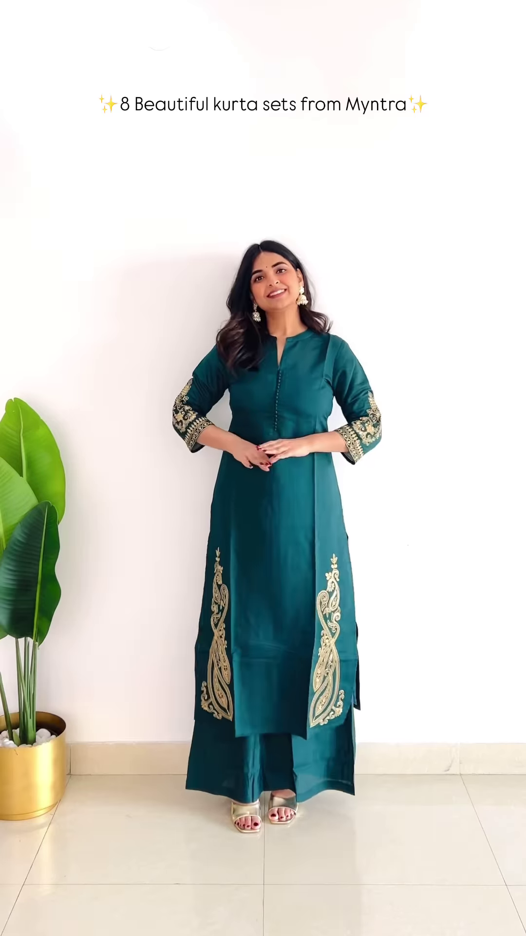 Elegant Embroidered Kurta Set – 6 Stunning Colors