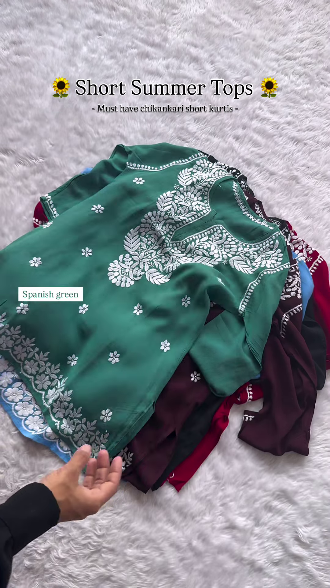 Chikankari Short Kurti – Breezy Summer Elegance - Image 6