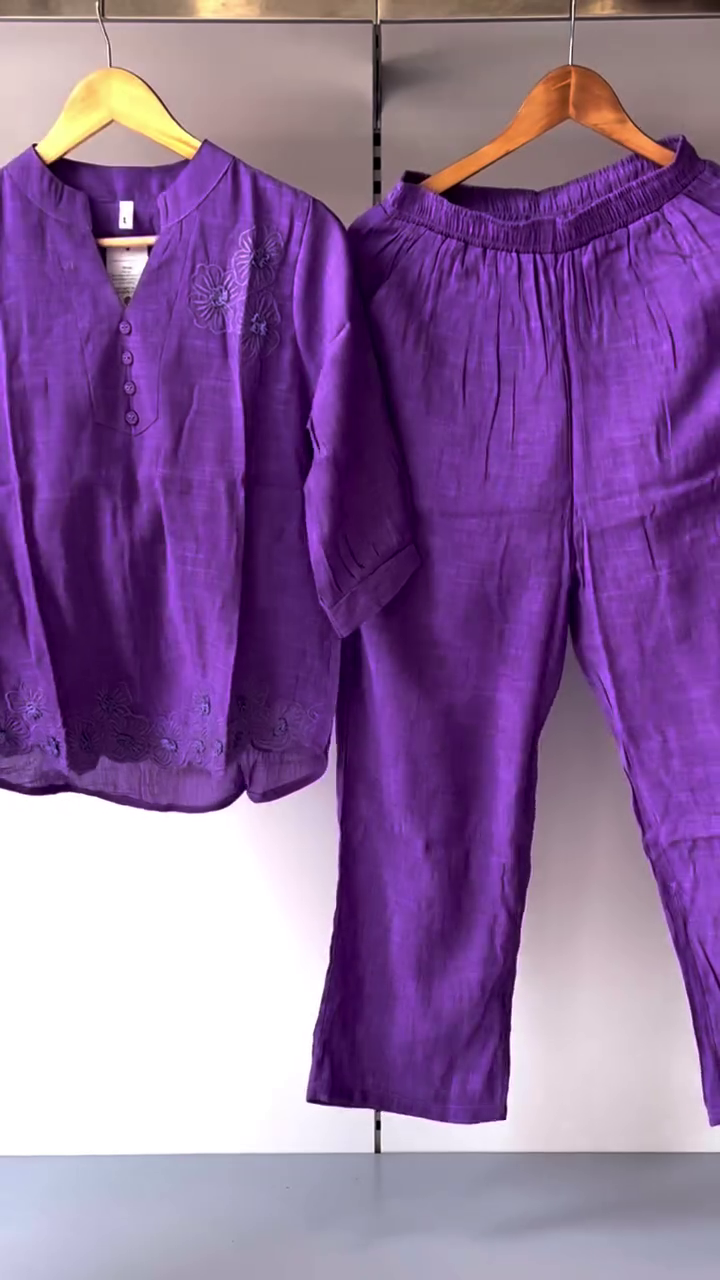 Chic Lime Green Embroidered Co-ord Set – Effortless Elegance with a Modern Twist - Image 3