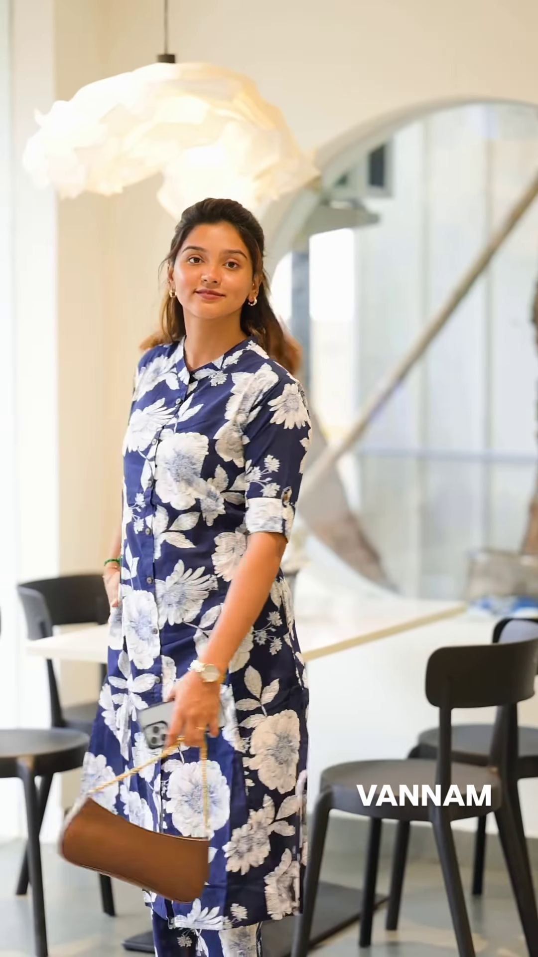 Elegant Floral Shirt Kurti Set – Chic & Comfortable Everyday Wear - Image 2