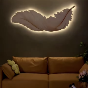 🪶 Elegant Feather Wall Art – Light as Air, Bold in Style