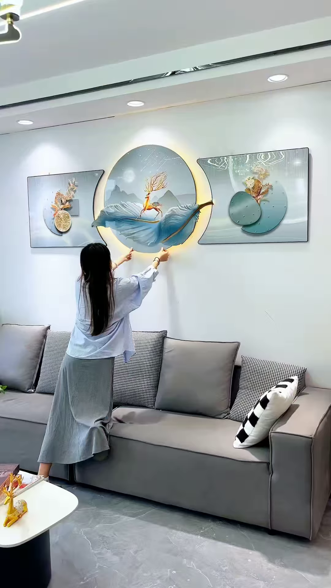 π Enchanted Deer Wall Art with LED Glow π - Image 2