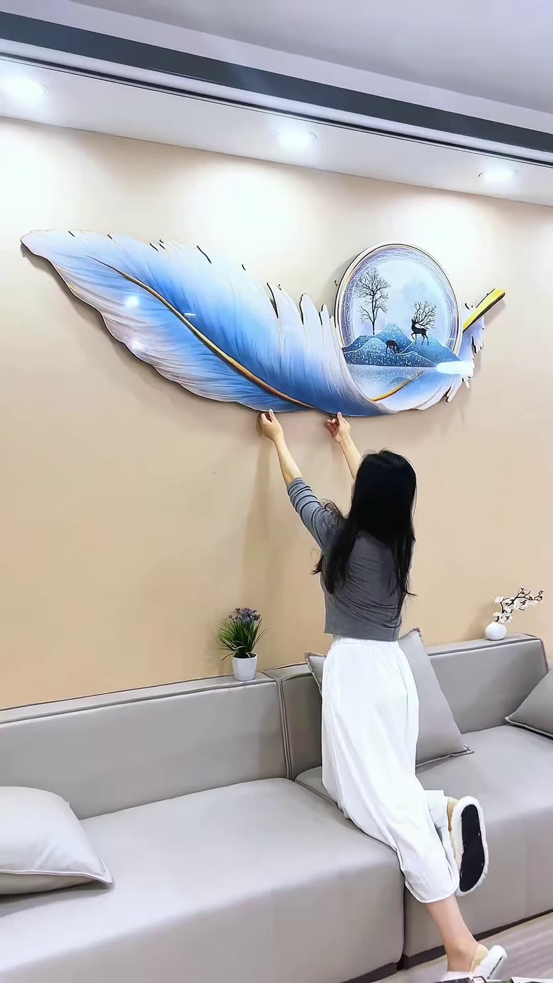 π Enchanted Deer Wall Art with LED Glow π