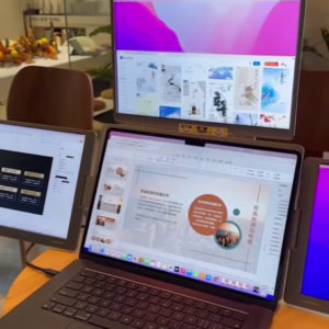 💻 3-Screen Laptop Extender – Ultimate Productivity on the Go! 🚀