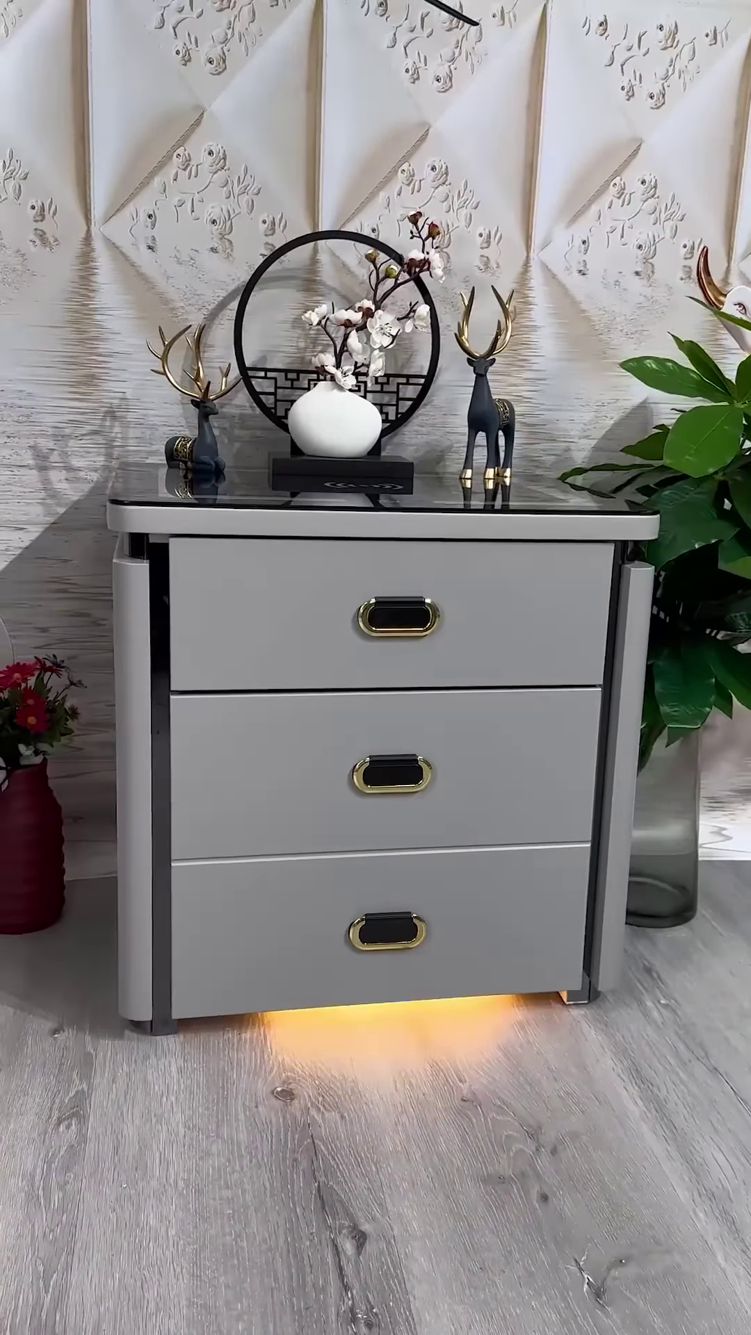 πͺ Smart Nightstand with Touch Lighting & Wireless Charging β Style Meets Functionality! π - Image 4