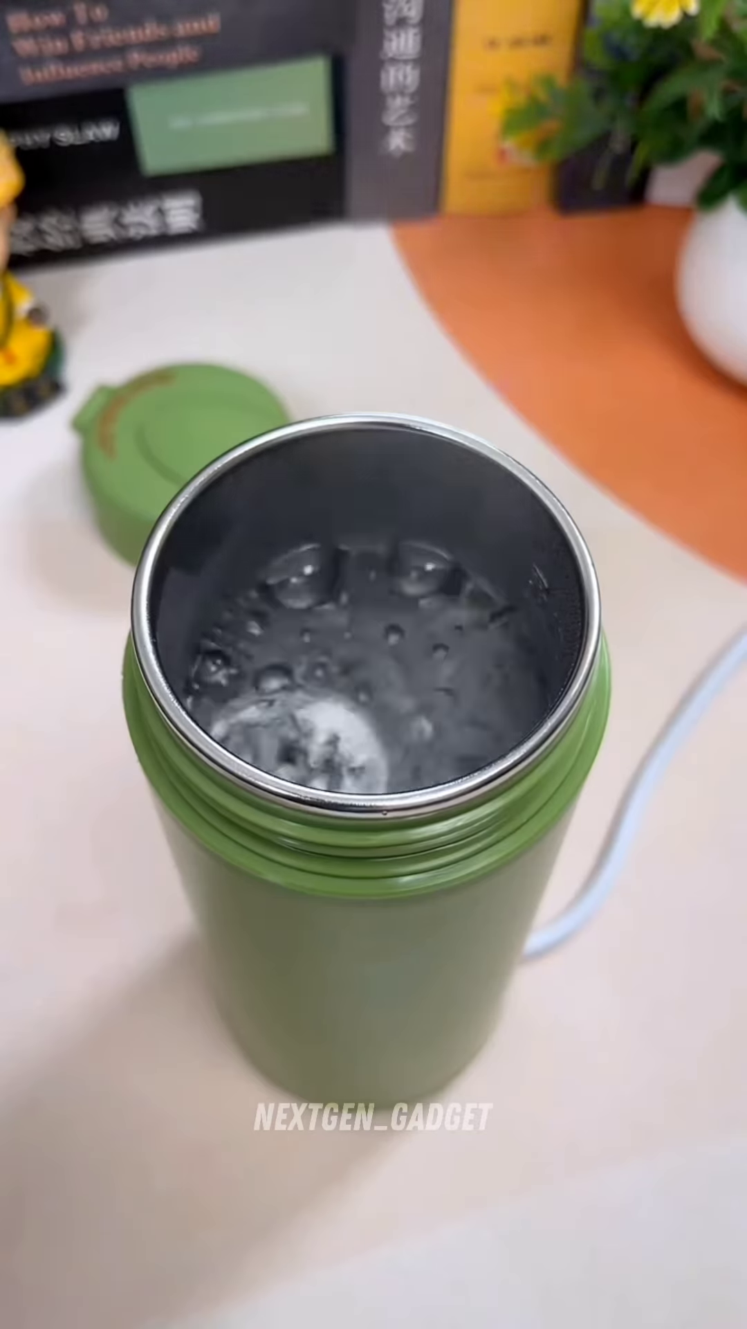 Portable Electric Heating Cup – Fast-Boil Travel Mug with Auto Shut-Off, Food-Grade Stainless Steel Interior, Leak-Proof Lid & LCD Display for Hot Water, Tea, or Coffee On-the-Go - Image 4