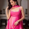 Pink Multi-Shade Anarkali Suit Set
