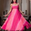 Pink Multi-Shade Anarkali Suit Set