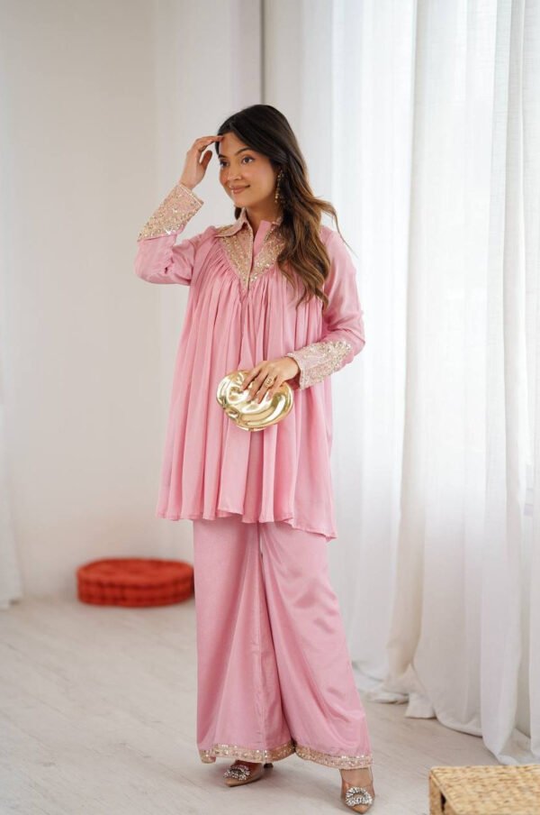 Blush Pink Designer Co-Ord Set