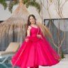 Pink Gorgeous Anarkali Suit Set