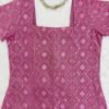 Elegant Onion Pink Georgette Kurti Set