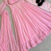 Pink Fancy Anarkali Gown Set