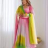 Stunning Multi-Color Fox Georgette Anarkali Suit