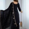Black Kediya Style Sharara Suit
